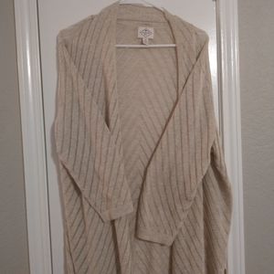 Ladies St John's Bay Cardigan Sweater size petite XL no buttons splits on side